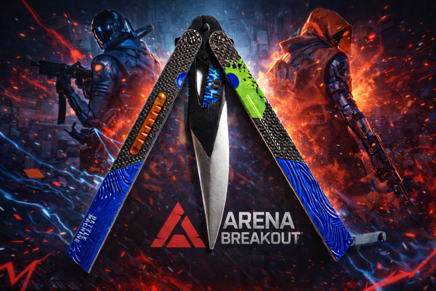premium butterfly knife, Battle Machine - Arena Breakout