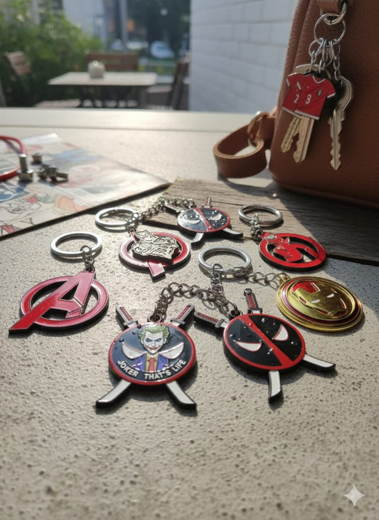 Premium Metal Spinning Keychain, All 