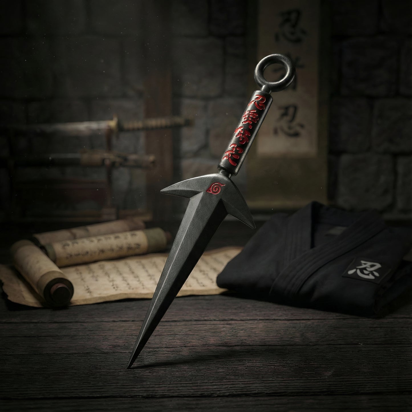 naruto kunai, Minato Kunai front view