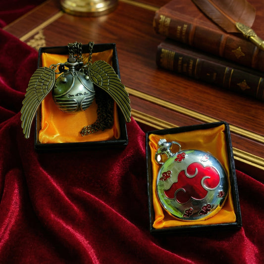 Vintage Metal Pocket Watch, Closed View